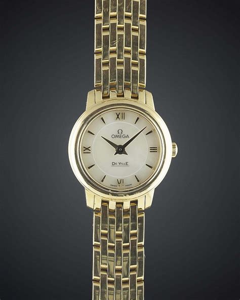 omega watches gold|omega solid gold ladies watch.